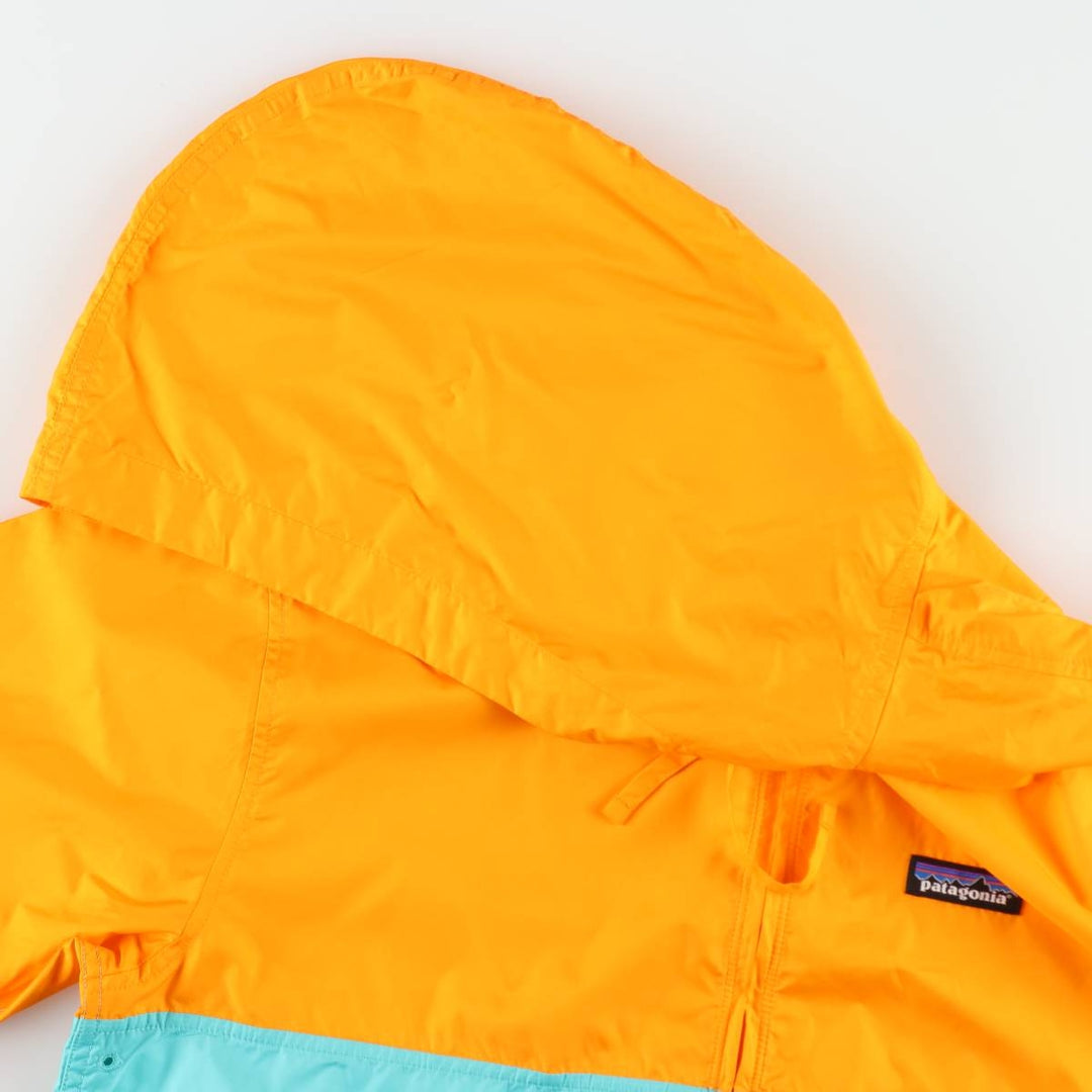 Patagonia Light & Variable Hoodie 27236SP16 Two-tone Hooded Windbreaker Men's Size M (approx.) polyester turquoise blue Vintage Second Hand