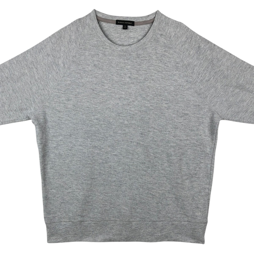 Banana Republic Thermal Long T-Shirt, Men's XL cotton pale white type Vintage Second Hand