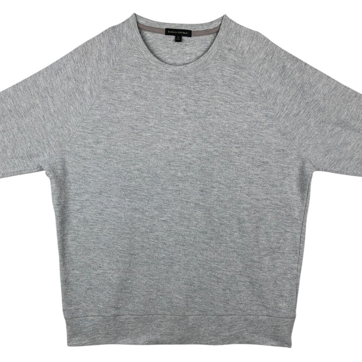 Banana Republic Thermal Long T-Shirt, Men's XL cotton pale white type Vintage Second Hand