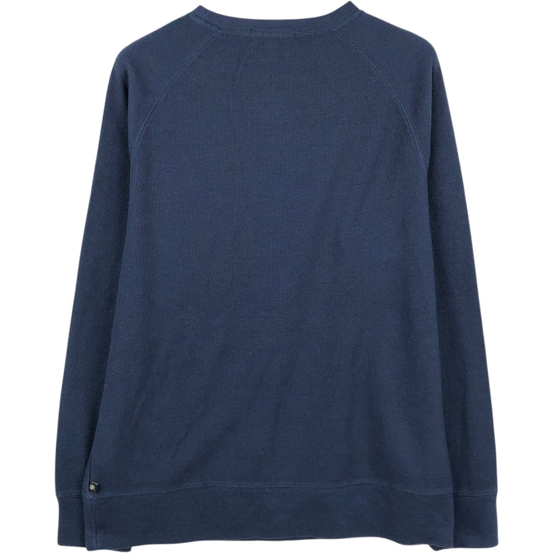Banana Republic Thermal Long T-Shirt, Men's Size M cotton navy blue type Vintage Second Hand