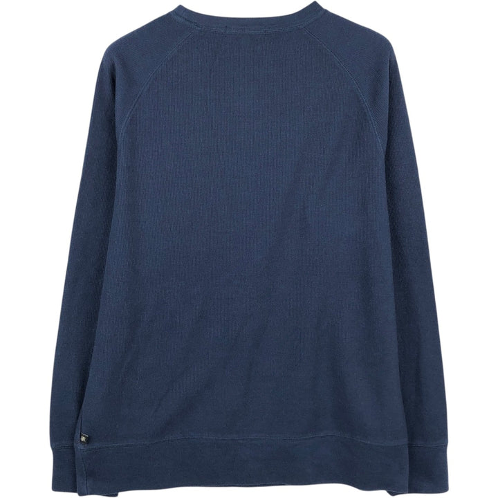 Banana Republic Thermal Long T-Shirt, Men's Size M cotton navy blue type Vintage Second Hand