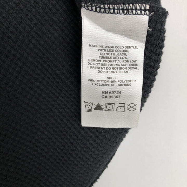 Columbia OMNI-WICK Thermal Long-Sleeve T-Shirt, Men's Size XL (approx.) cotton black type Vintage Second Hand