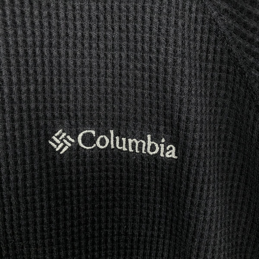 Columbia OMNI-WICK Thermal Long-Sleeve T-Shirt, Men's Size XL (approx.) cotton black type Vintage Second Hand