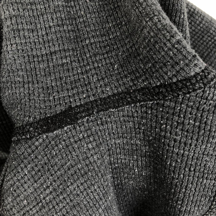 Eddie Bauer Thermal Long-Sleeve T-Shirt, Men's Size S cotton Charcoal Vintage Second Hand