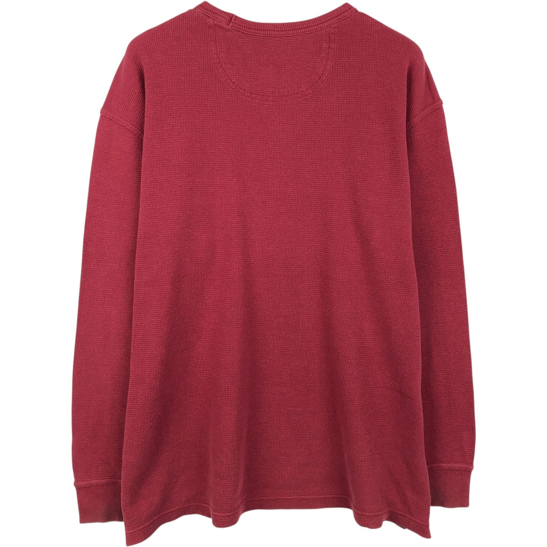 Carhartt Relaxed Fit Thermal Long T-Shirt, Men's Size L cotton red type Vintage Second Hand