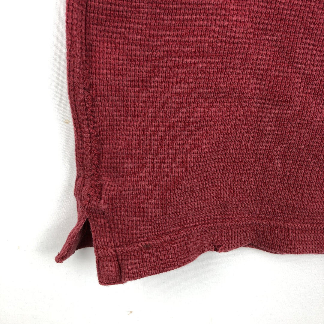 Carhartt Relaxed Fit Thermal Long T-Shirt, Men's Size L cotton red type Vintage Second Hand