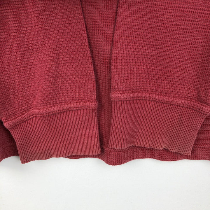 Carhartt Relaxed Fit Thermal Long T-Shirt, Men's Size L cotton red type Vintage Second Hand