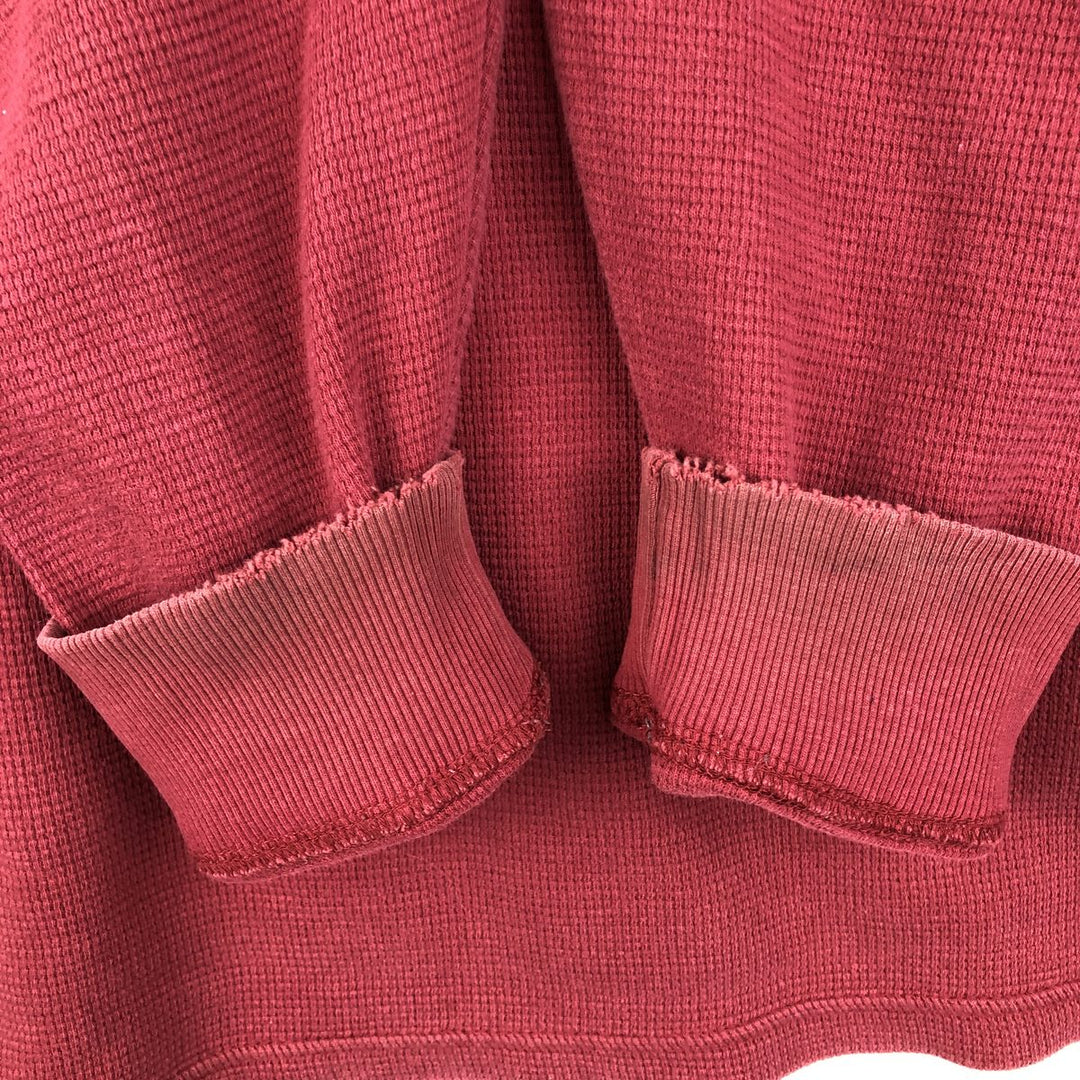 Carhartt Relaxed Fit Thermal Long T-Shirt, Men's Size L cotton red type Vintage Second Hand