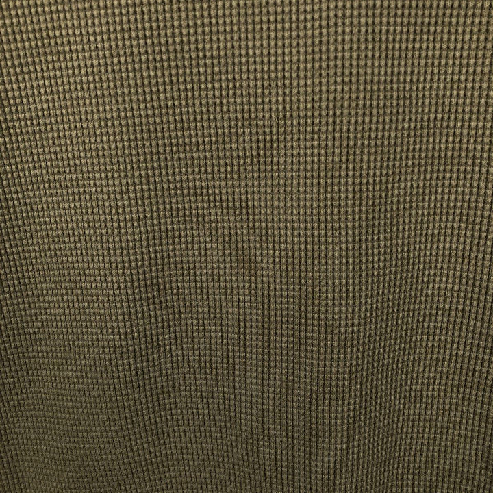 MICHAEL KORS Thermal Long-Sleeve T-Shirt, Waffle Pattern, Men's Size XL (equivalent) cotton Khaki type Vintage Second Hand