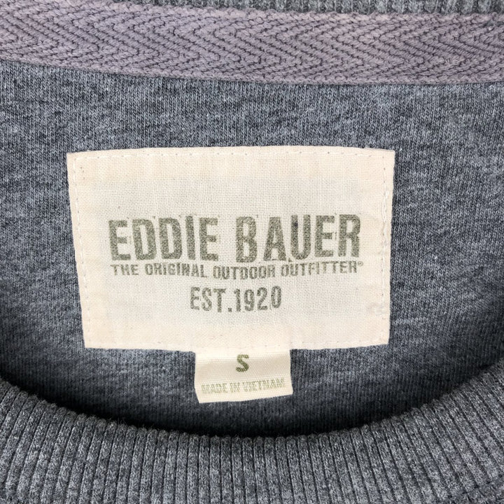 Eddie Bauer Thermal Long-Sleeve T-Shirt, Waffle Pattern, Men's Size S (equivalent) cotton gray type Vintage Second Hand