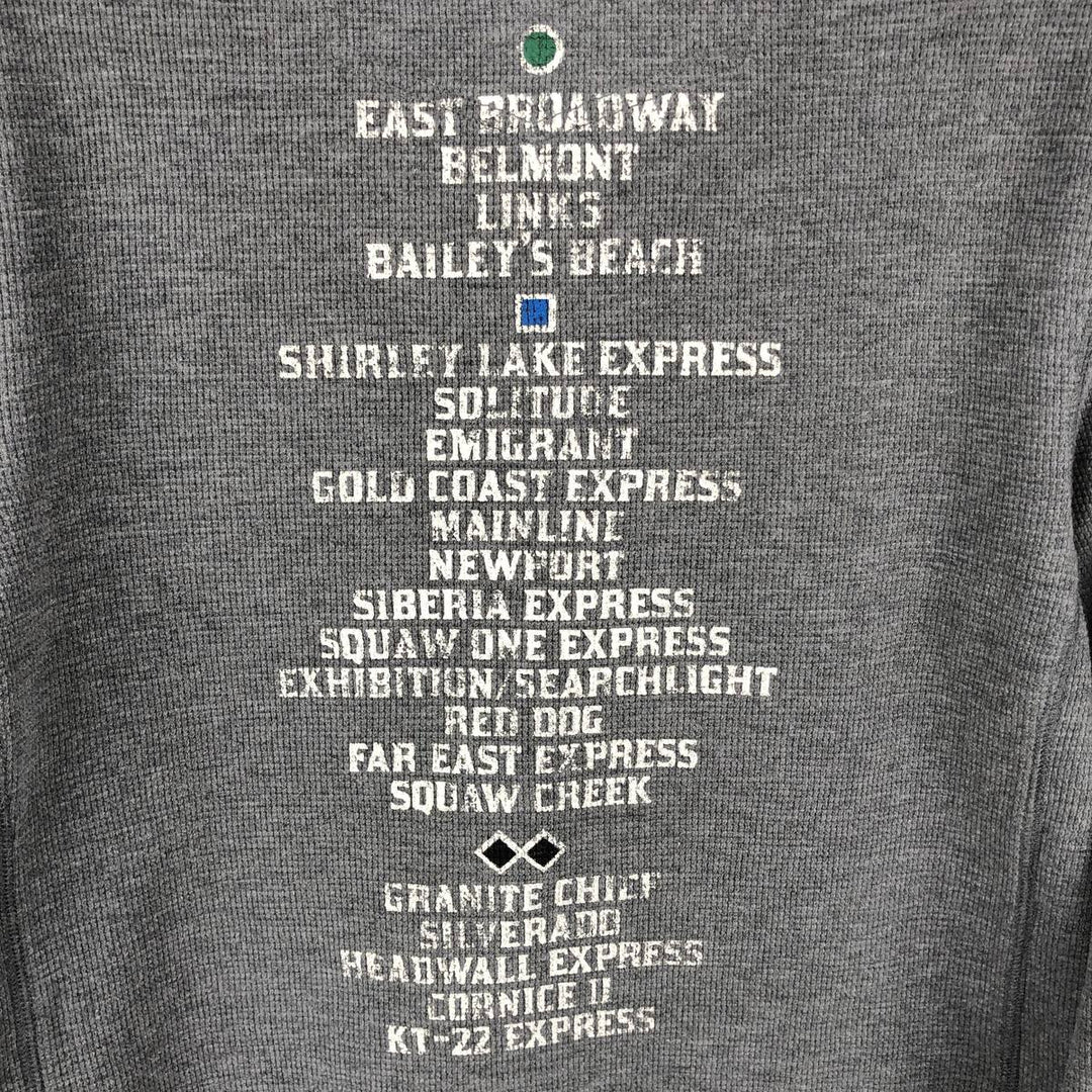 Eddie Bauer Thermal Long-Sleeve T-Shirt, Waffle Pattern, Men's Size S (equivalent) cotton gray type Vintage Second Hand