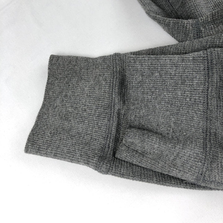 Eddie Bauer Thermal Long-Sleeve T-Shirt, Waffle Pattern, Men's Size S (equivalent) cotton gray type Vintage Second Hand