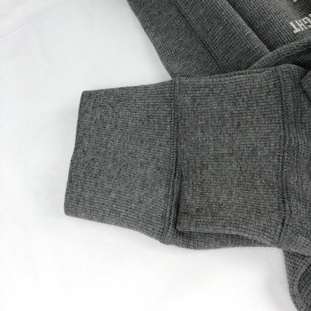 Eddie Bauer Thermal Long-Sleeve T-Shirt, Waffle Pattern, Men's Size S (equivalent) cotton gray type Vintage Second Hand