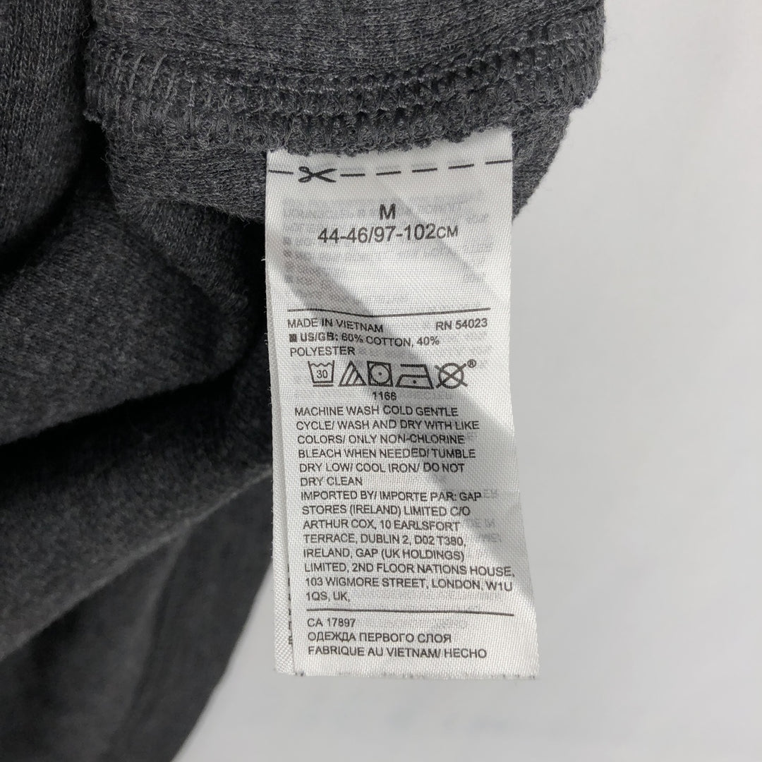 2000'S Banana Republic Thermal Long-Sleeve T-Shirt, Men's Size M (approx.) cotton gray type Vintage Second Hand