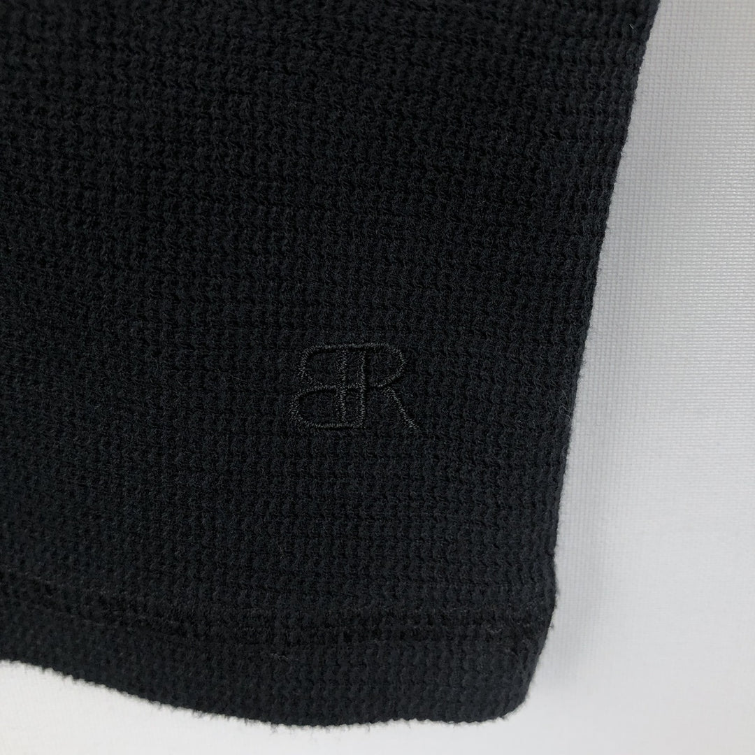 Banana Republic Thermal Long T-Shirt, Men's Size L cotton black type Vintage Second Hand