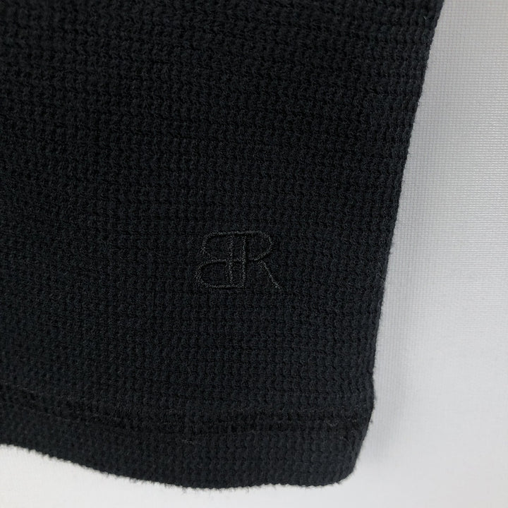 Banana Republic Thermal Long T-Shirt, Men's Size L cotton black type Vintage Second Hand