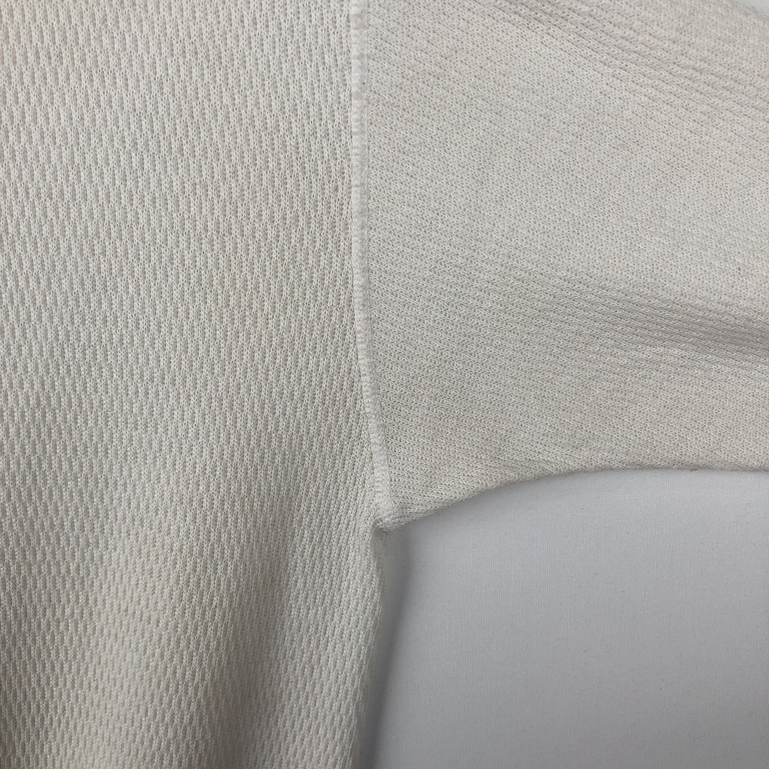 ARCTEX Thermal Long-Sleeve T-Shirt, Honeycomb Pattern, Made in USA, Men's Size L (equivalent) cotton white type Vintage Second Hand