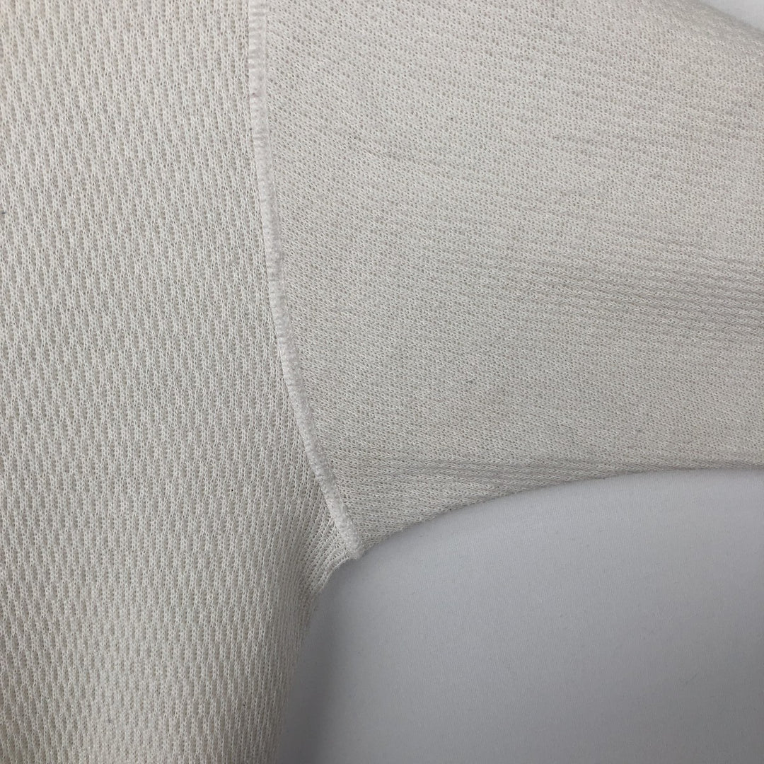 ARCTEX Thermal Long-Sleeve T-Shirt, Honeycomb Pattern, Made in USA, Men's Size L (equivalent) cotton white type Vintage Second Hand