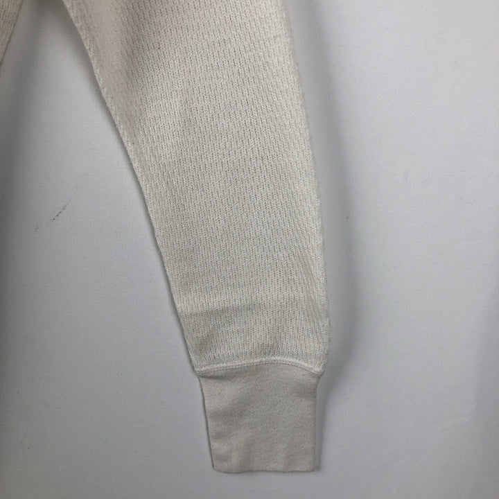 ARCTEX Thermal Long-Sleeve T-Shirt, Honeycomb Pattern, Made in USA, Men's Size L (equivalent) cotton white type Vintage Second Hand