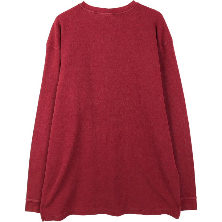 Carhartt Thermal Long T-shirt Men's XL size cotton red type Vintage Second Hand