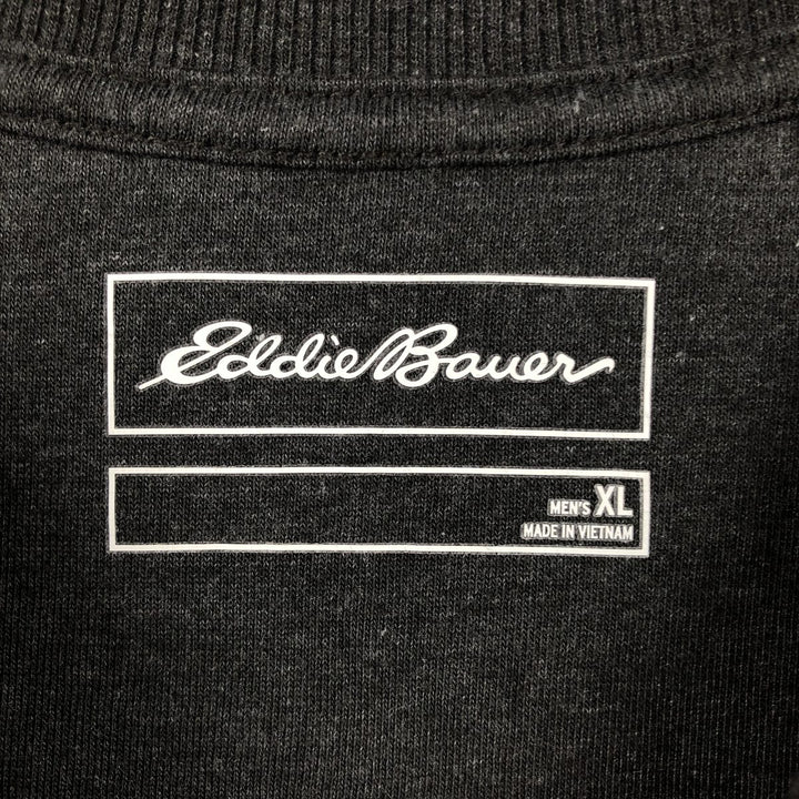 Eddie Bauer Thermal Long T-Shirt, Men's XL cotton Charcoal Vintage Second Hand