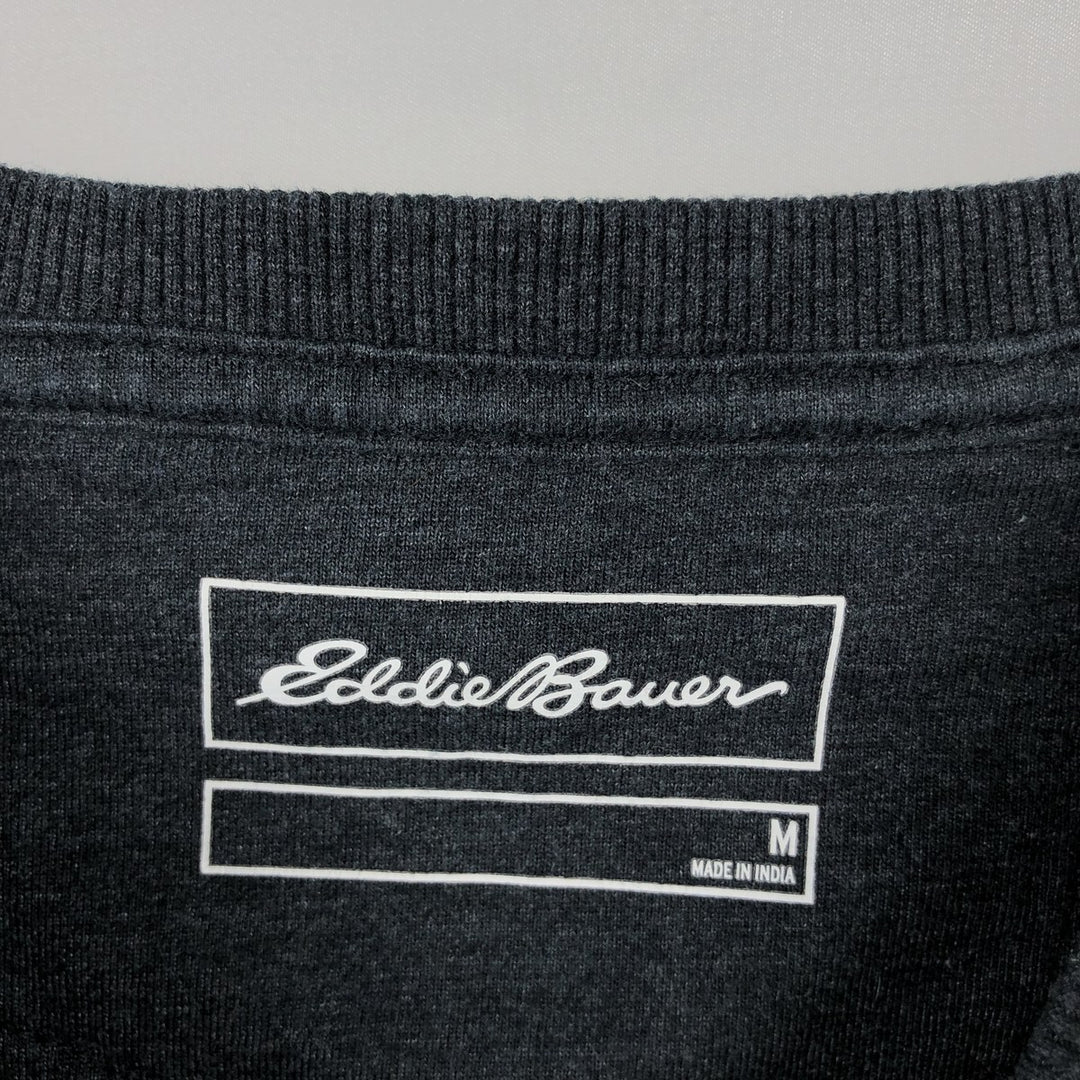Eddie Bauer Thermal T-Shirt, Waffle, Men's Size M cotton gray type Vintage Second Hand