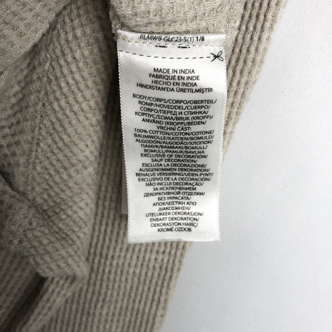 Ralph Lauren POLO RALPH LAUREN Thermal Long T-shirt Waffle Men's XL cotton Beige type Vintage Second Hand