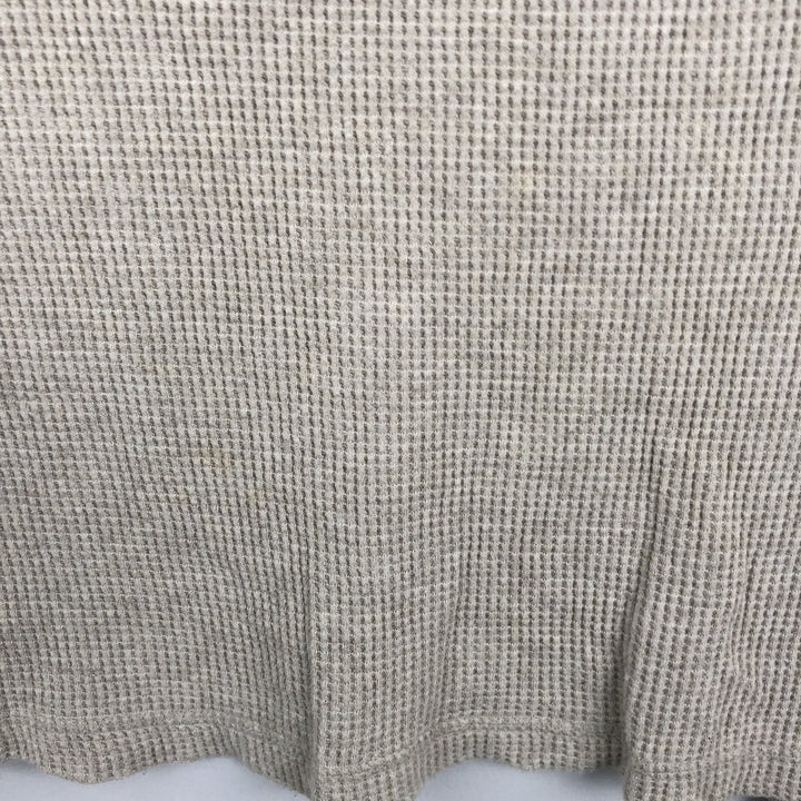 Ralph Lauren POLO RALPH LAUREN Thermal Long T-shirt Waffle Men's XL cotton Beige type Vintage Second Hand