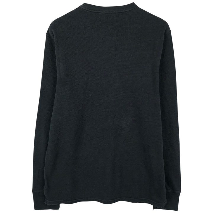 Ralph Lauren POLO RALPH LAUREN Thermal Long-Sleeve T-Shirt, Honeycomb Pattern, Men's Size M (equivalent) unclear black type Vintage Second Hand