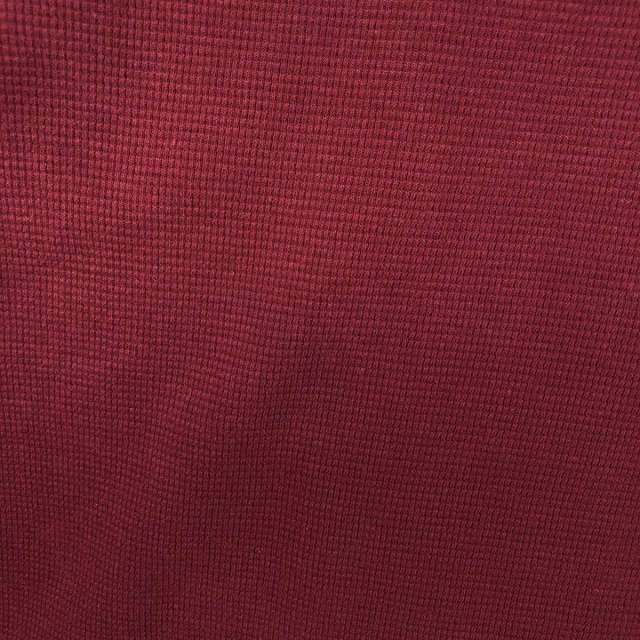 Ralph Lauren POLO RALPH LAUREN Thermal Long T-shirt Waffle Men's M size cotton red type Vintage Second Hand