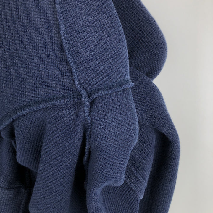 Ralph Lauren POLO RALPH LAUREN Thermal Long T-shirt Waffle Men's XL cotton navy blue type Vintage Second Hand