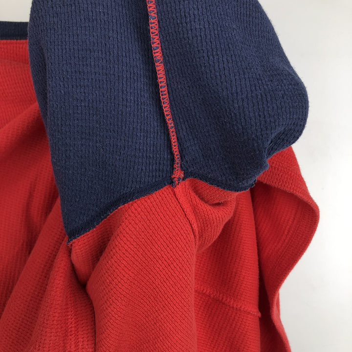 Ralph Lauren POLO RALPH LAUREN SLEEPWEAR Thermal Long T-Shirt, Men's Size L cotton red type Vintage Second Hand