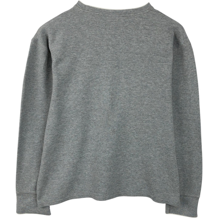 Ralph Lauren POLO RALPH LAUREN SLEEPWEAR Thermal Long T-shirt Waffle Men's XL cotton gray type Vintage Second Hand