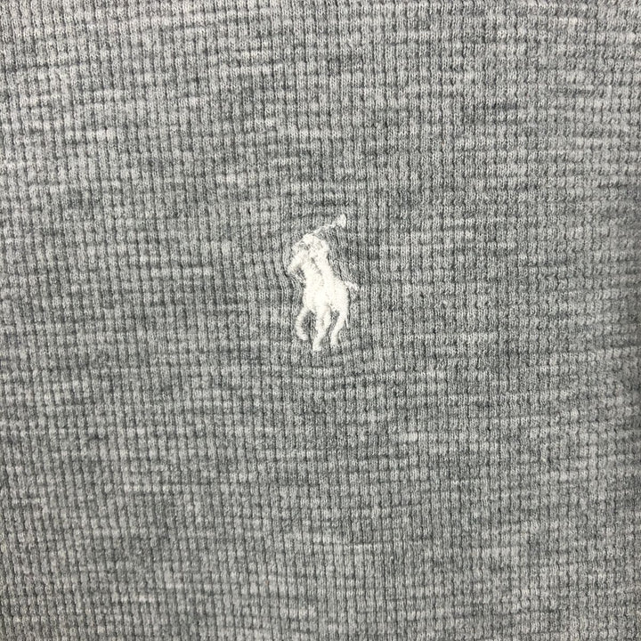 Ralph Lauren POLO RALPH LAUREN SLEEPWEAR Thermal Long T-shirt Waffle Men's XL cotton gray type Vintage Second Hand