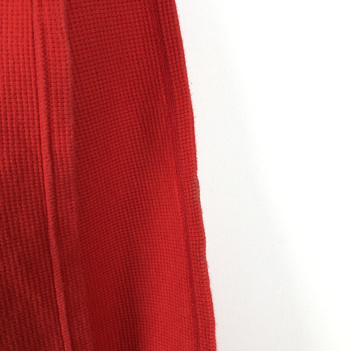 Ralph Lauren POLO RALPH LAUREN Thermal Long T-shirt Waffle Men's M size cotton red type Vintage Second Hand