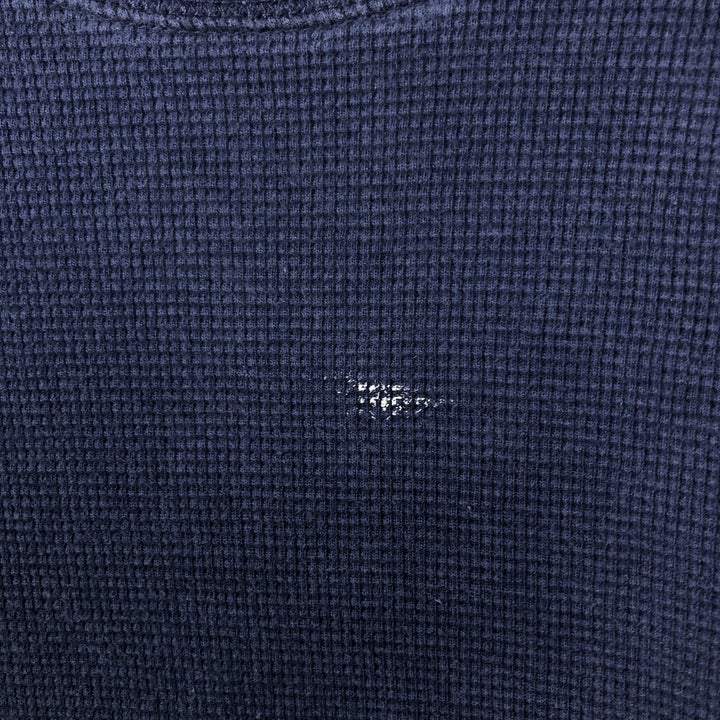 Ralph Lauren POLO RALPH LAUREN SLEEPWEAR Thermal Long T-shirt Waffle Men's L size cotton navy blue type Vintage Second Hand