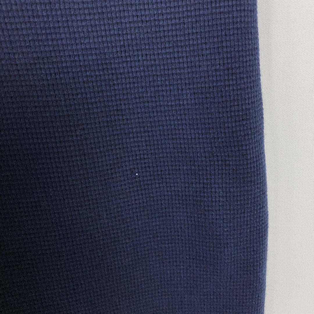 Ralph Lauren POLO RALPH LAUREN SLEEPWEAR Thermal Long T-shirt Waffle Men's L size cotton navy blue type Vintage Second Hand