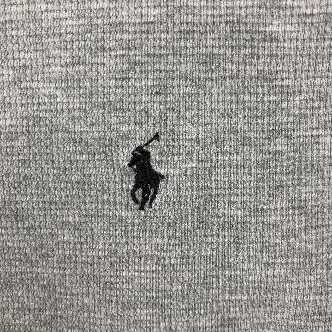Ralph Lauren POLO RALPH LAUREN SLEEPWEAR Thermal Long T-shirt Waffle Men's XL cotton gray type Vintage Second Hand