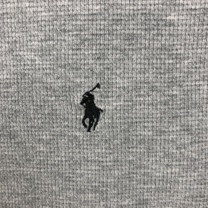 Ralph Lauren POLO RALPH LAUREN SLEEPWEAR Thermal Long T-shirt Waffle Men's XL cotton gray type Vintage Second Hand