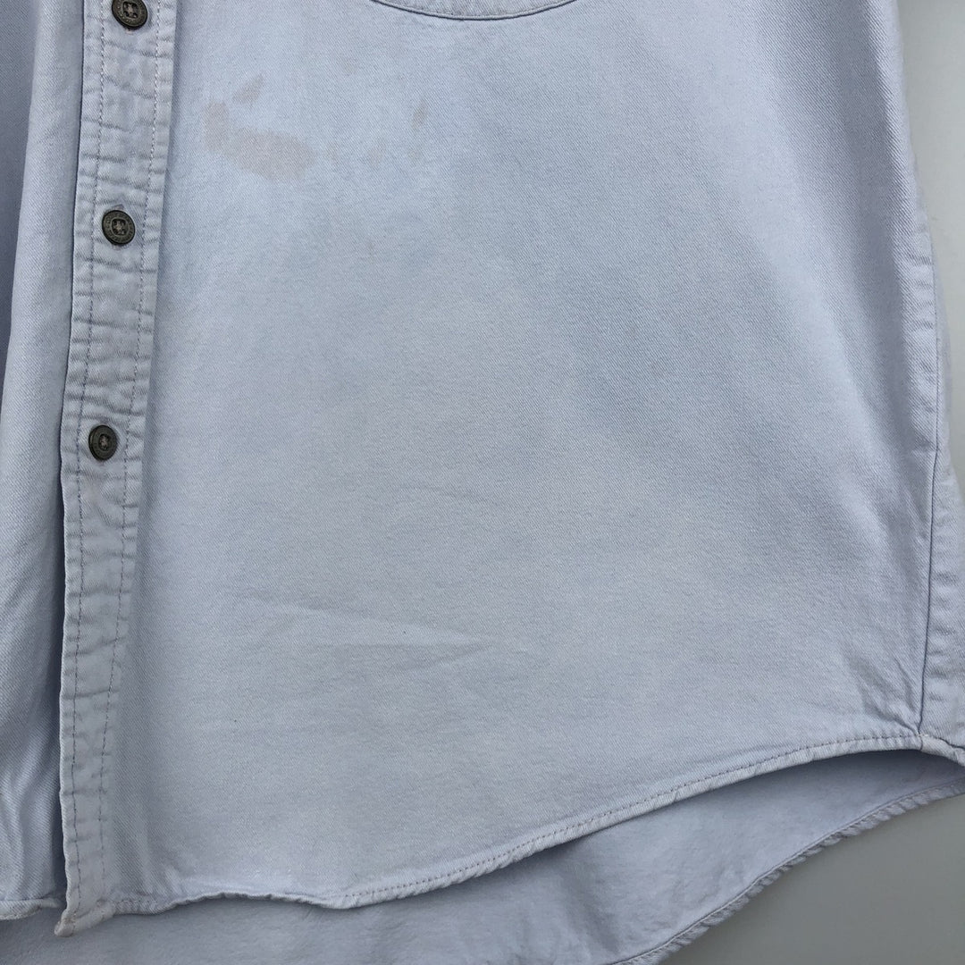 Ralph Lauren POLO RALPH LAUREN SLEEPWEAR Henley Neck Thermal Long-Sleeve T-Shirt (Waffle Knit) - Men's Size L (approx.) cotton gray type Vintage Second Hand