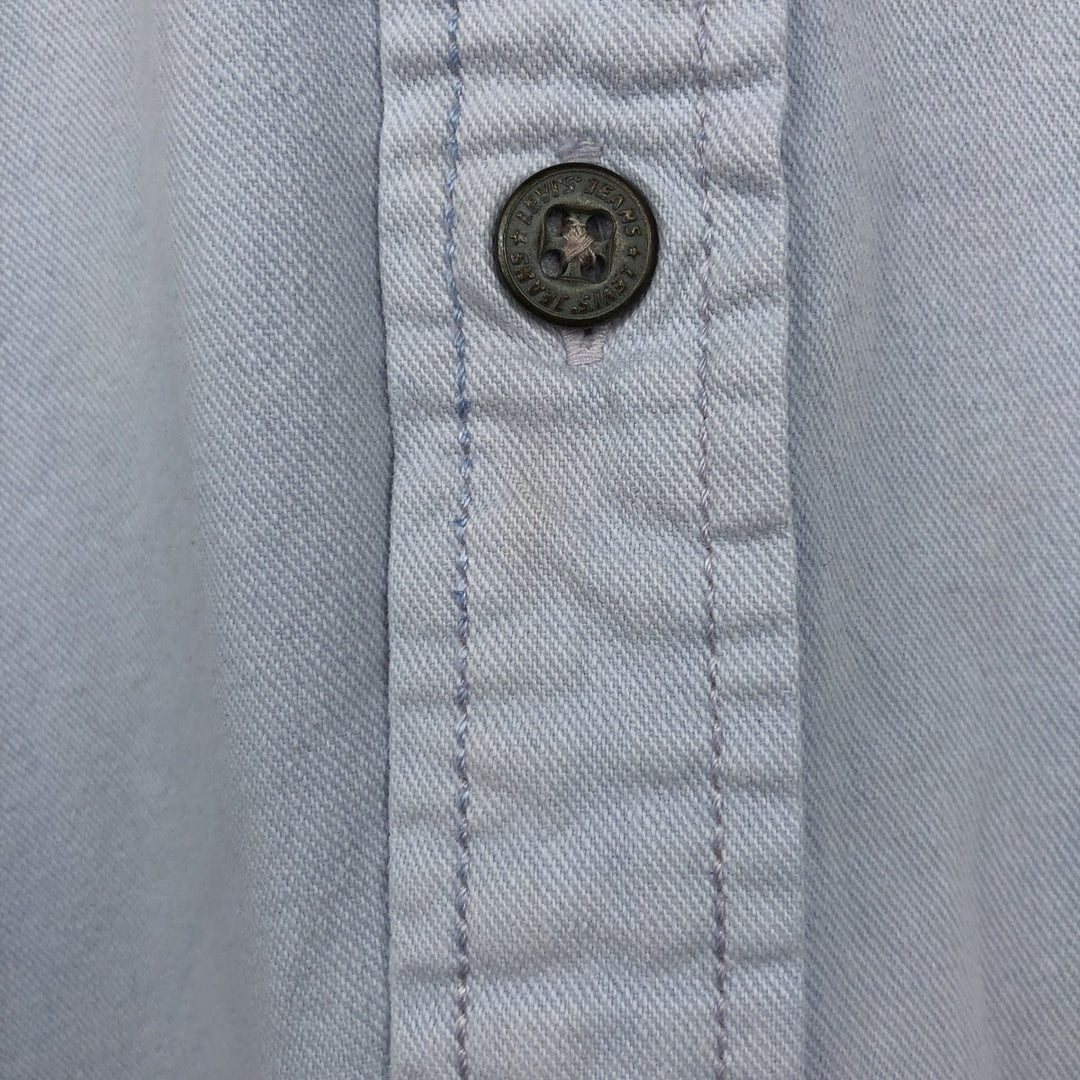 Ralph Lauren POLO RALPH LAUREN SLEEPWEAR Henley Neck Thermal Long-Sleeve T-Shirt (Waffle Knit) - Men's Size L (approx.) cotton gray type Vintage Second Hand