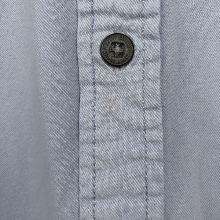 Ralph Lauren POLO RALPH LAUREN SLEEPWEAR Henley Neck Thermal Long-Sleeve T-Shirt (Waffle Knit) - Men's Size L (approx.) cotton gray type Vintage Second Hand