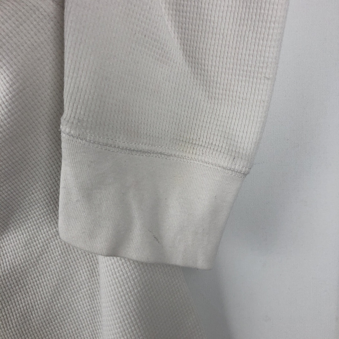 Ralph Lauren POLO RALPH LAUREN SLEEPWEAR Thermal Long T-shirt Waffle Men's L size cotton white type Vintage Second Hand