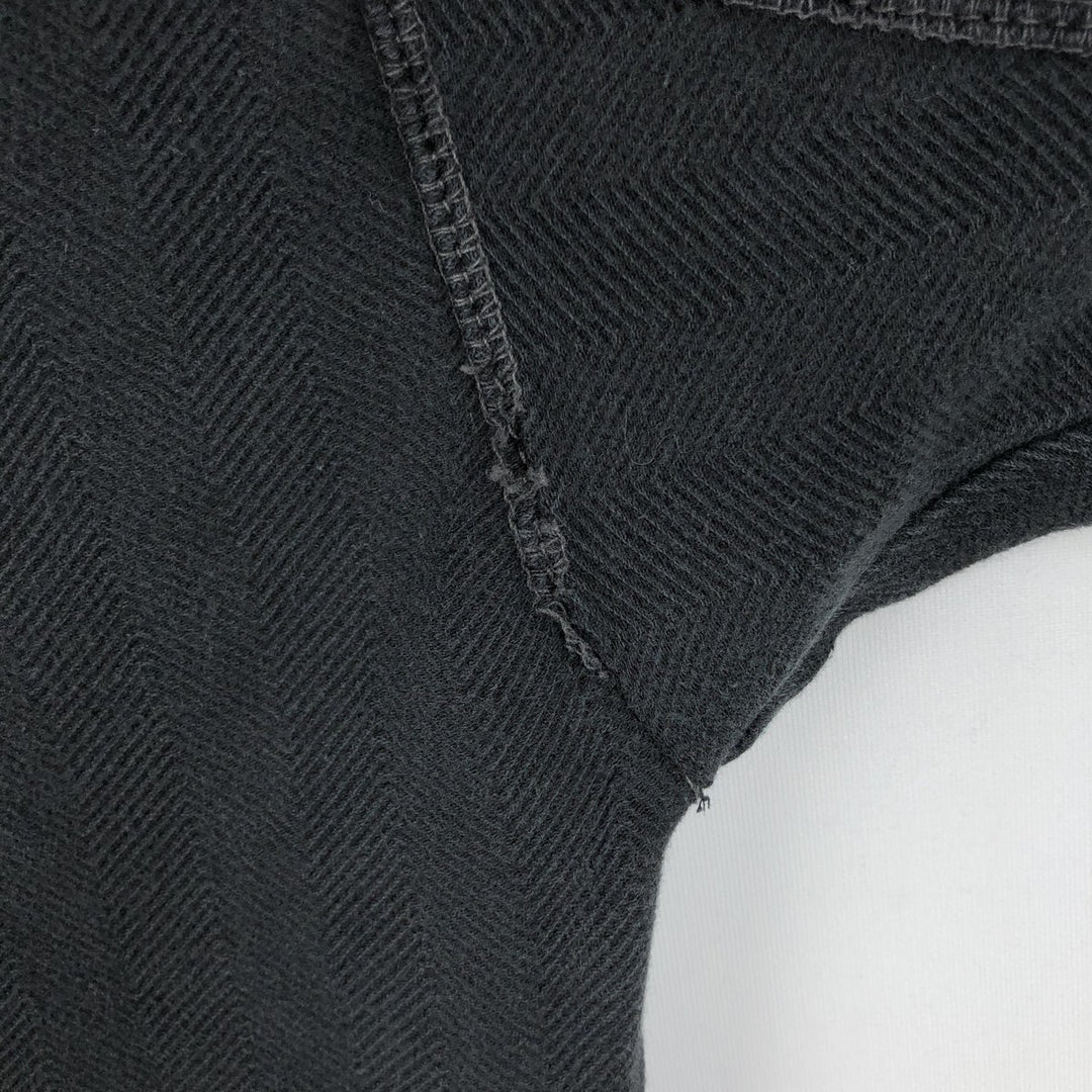 90'S Levi's Herringbone Henley Neck Thermal Long-Sleeve T-Shirt, Men's Size L (Equivalent), Vintage cotton black type Vintage Second Hand