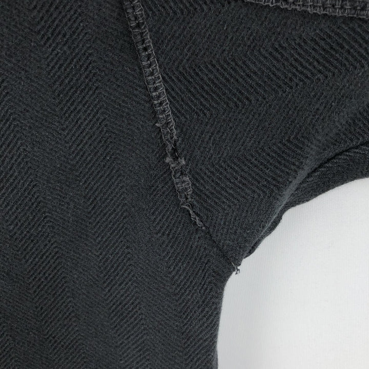 90'S Levi's Herringbone Henley Neck Thermal Long-Sleeve T-Shirt, Men's Size L (Equivalent), Vintage cotton black type Vintage Second Hand