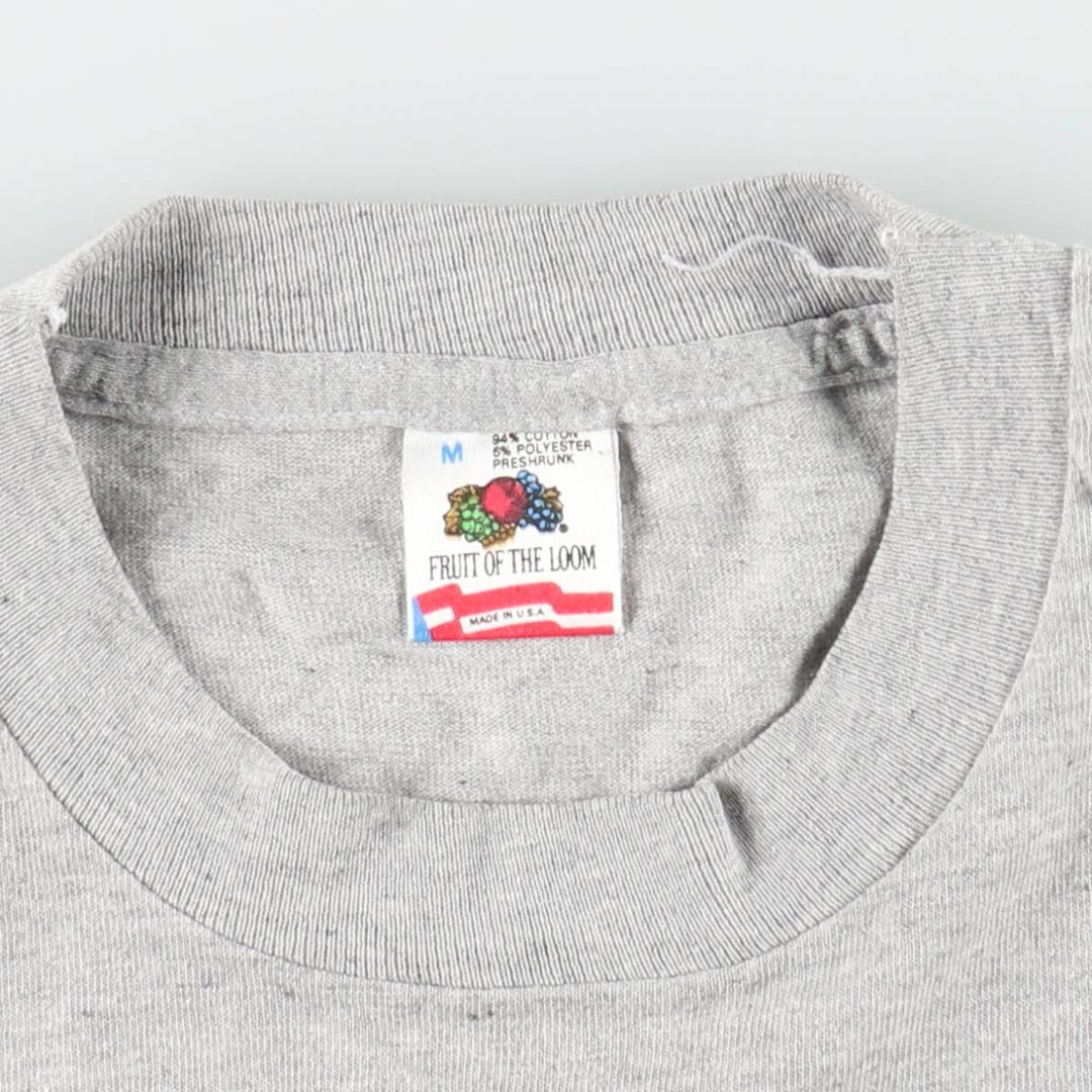 90'S Fruit of the Loom Harvard University Triple Print College T-Shirt, Made in USA, Women's Size M (Equivalent) Vintage cotton gray type Vintage Second Hand