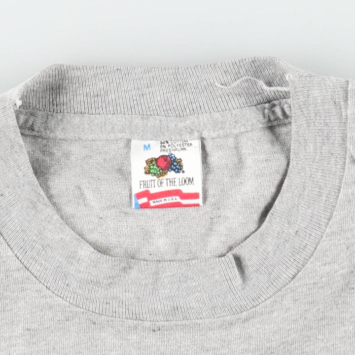 90'S Fruit of the Loom Harvard University Triple Print College T-Shirt, Made in USA, Women's Size M (Equivalent) Vintage cotton gray type Vintage Second Hand