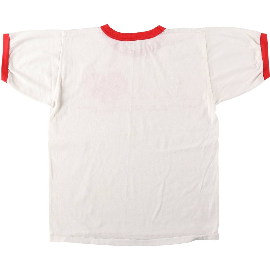 70s-80'S Russell Ringer T-shirt, Women's Size S (approx.), Vintage cotton white type Vintage Second Hand