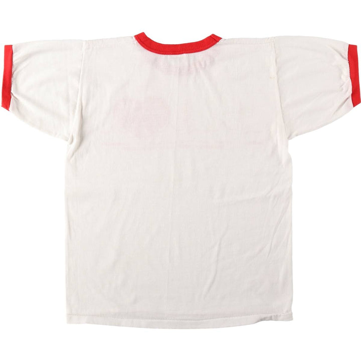 70s-80'S Russell Ringer T-shirt, Women's Size S (approx.), Vintage cotton white type Vintage Second Hand