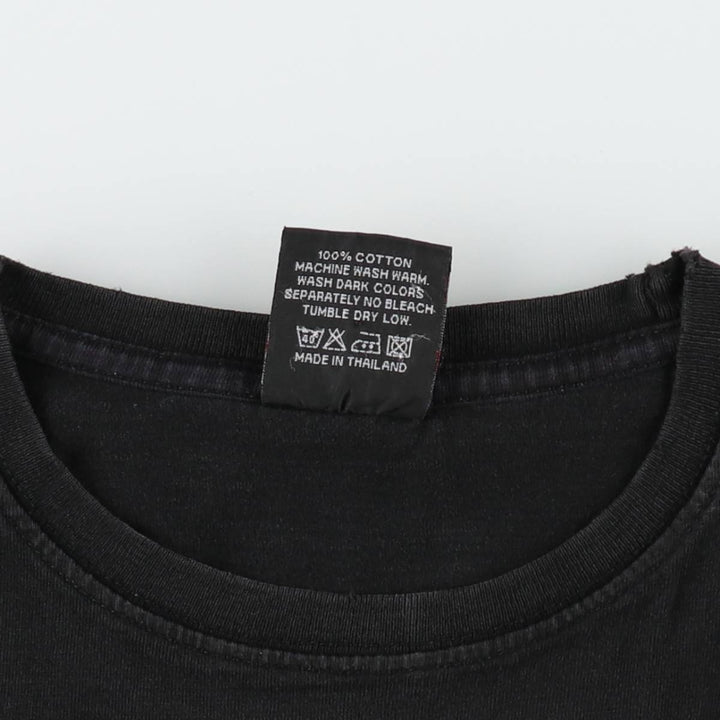 HOT ROCK PINK FLOYD Band T-shirt (Women's size S equivalent) cotton black type Vintage Second Hand